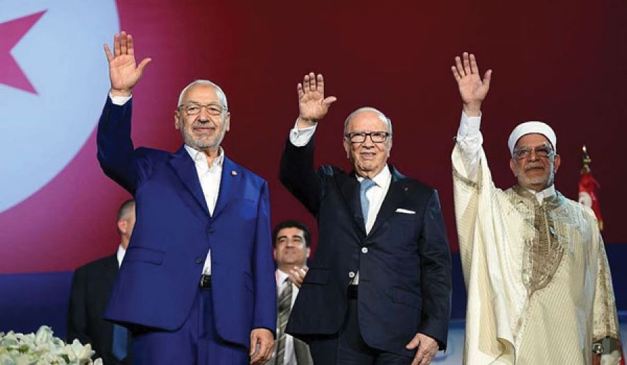الرئيس التونسي العَلماني "يشهد" لحركة النهضة تطورها   بعد إعلانها فصل الإسلام عن العمل السياسي