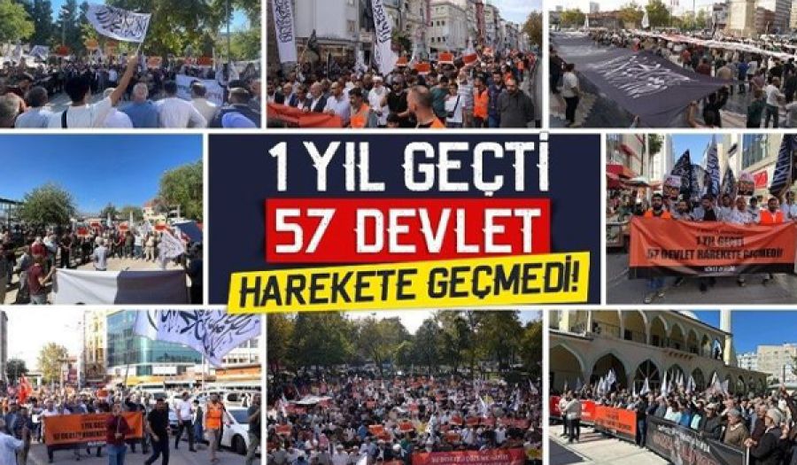 حزب التحرير/ ولاية تركيا  فعاليات واسعة "انقضت سنة كاملة، ولم تتخذ 57 دولة أي إجراء!"