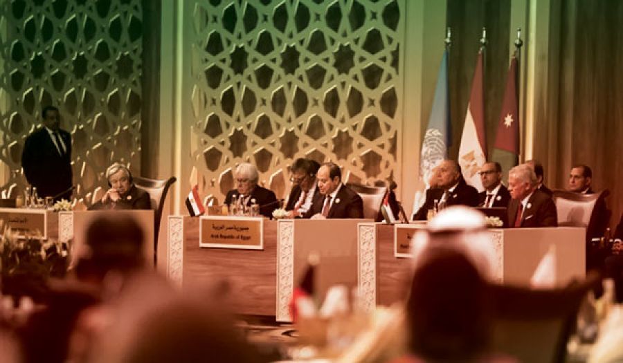 مؤتمر الاستجابة الإنسانية الطارئة في غزة  تغطية مكشوفة لجريمة التخاذل عن تحريك الجيوش